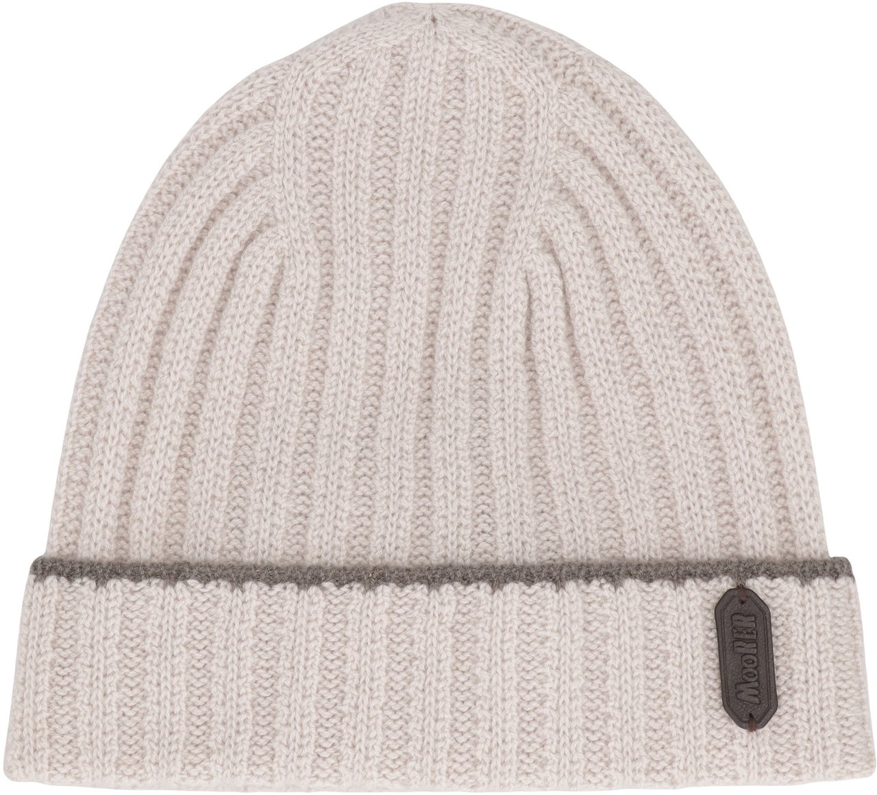 Moorer Asher Knitted beanie Grijs