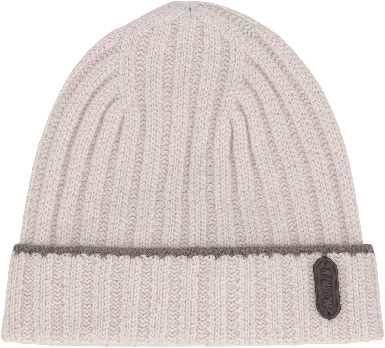 Moorer Asher Knitted beanie Grijs