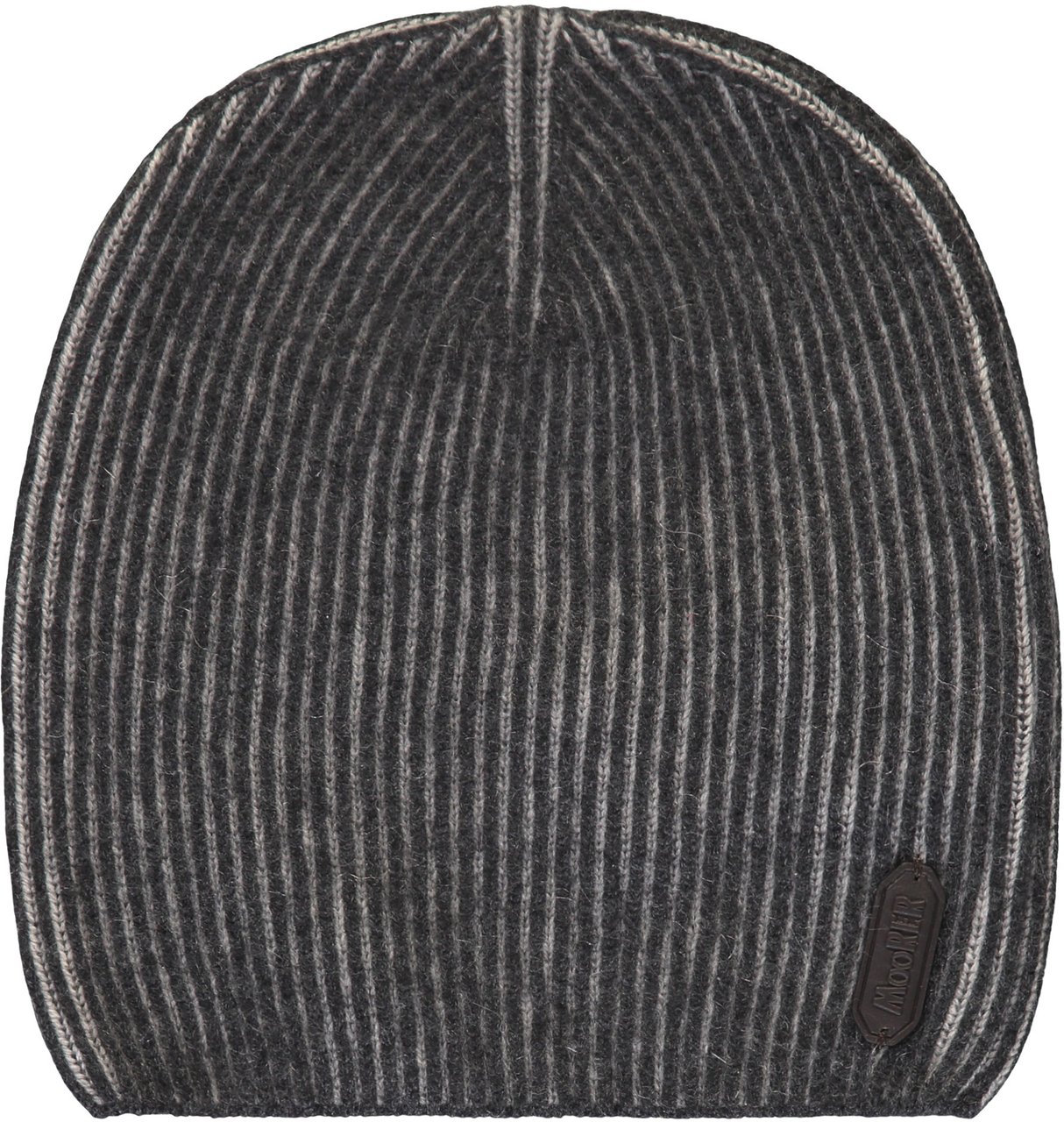 Moorer Dark gray knitted cap Grijs