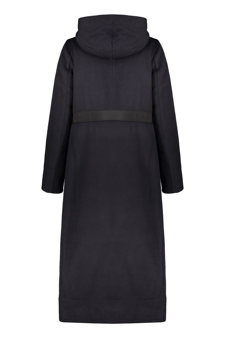 Moorer Wool blend coat Bruin