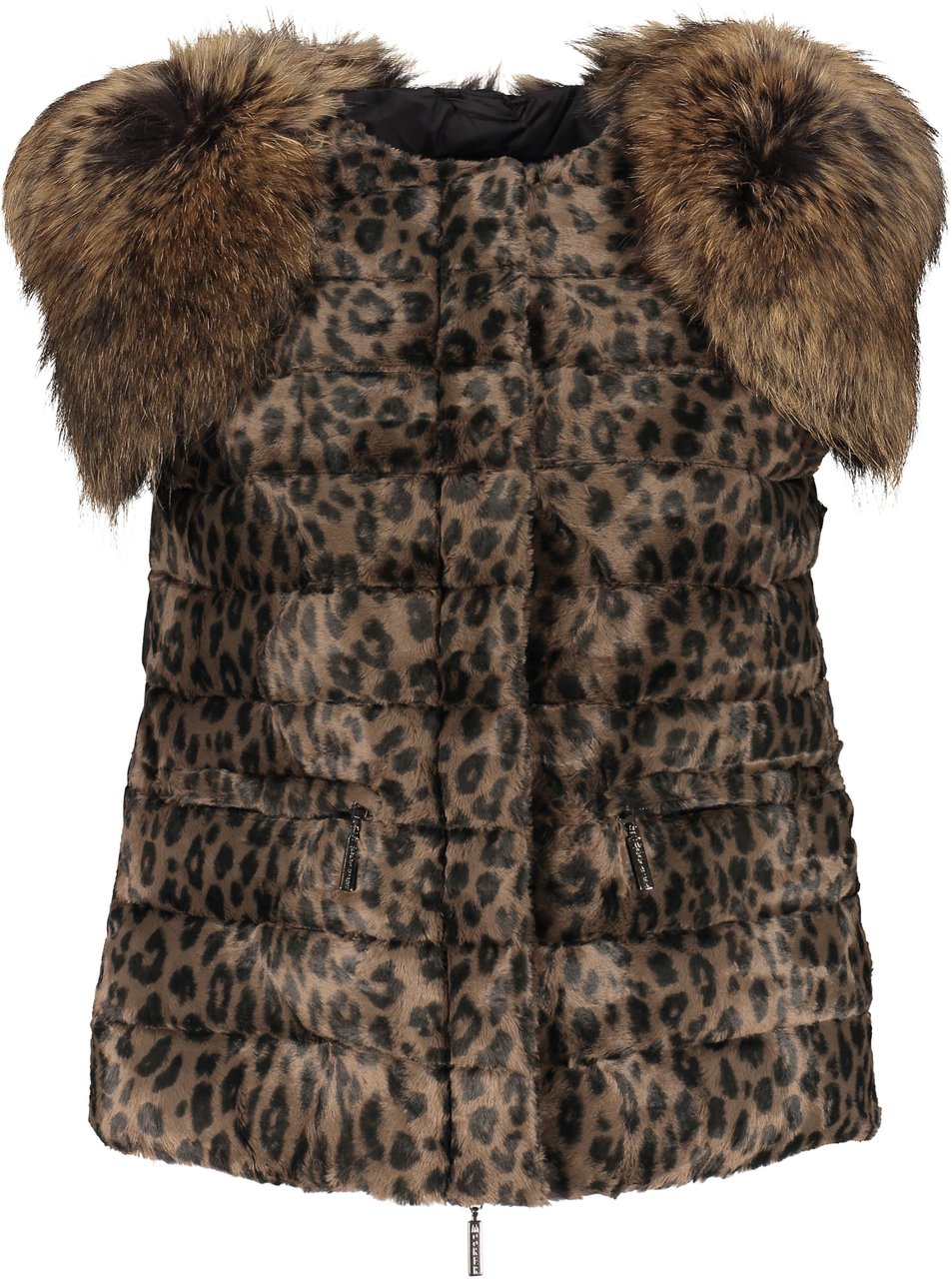 Moorer Padded bodywarmer Zwart