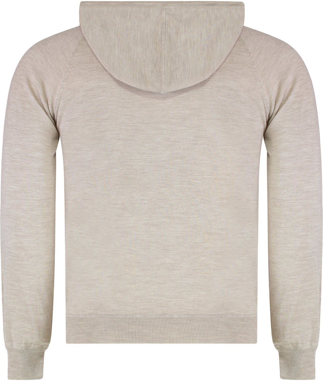 Moorer Hooded sweatshirt with zipper Neutraal