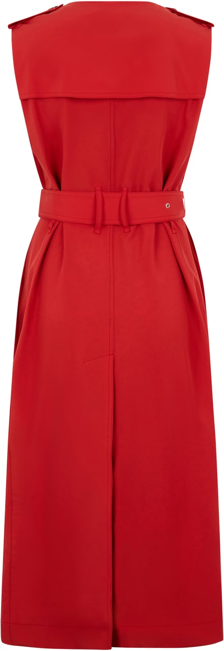 Moorer Elegant long red dress for special occasions Rood