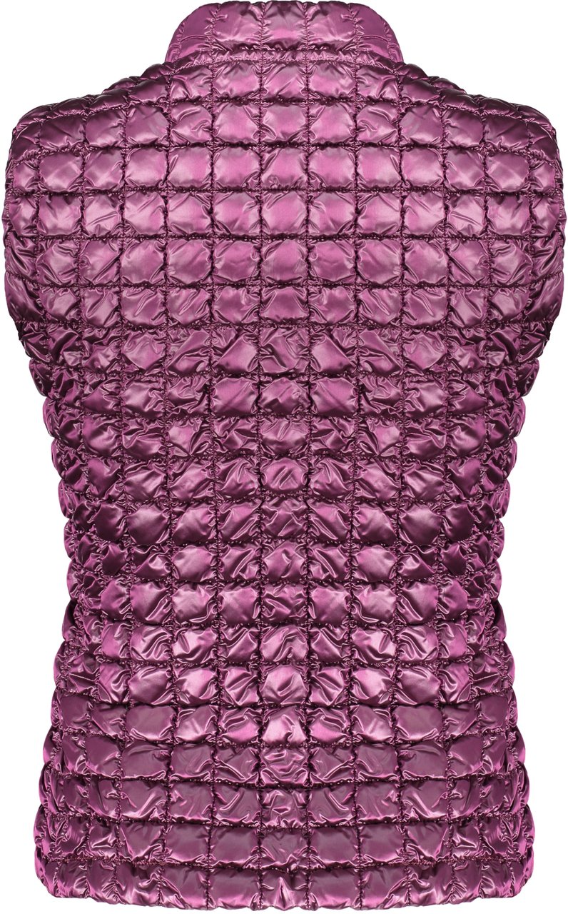 Moorer Full zip down vest Paars