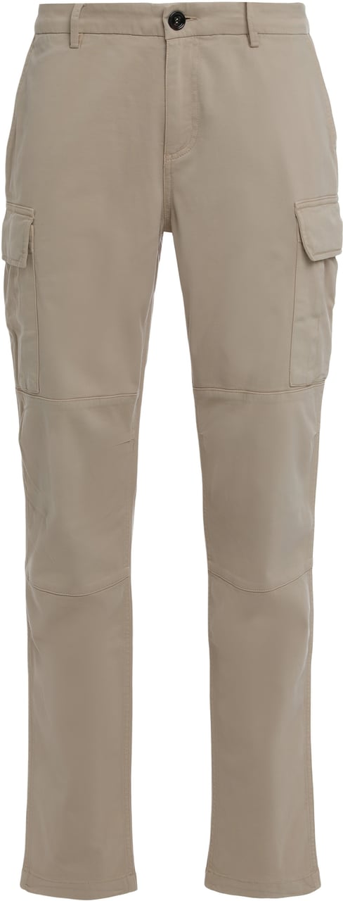 Moorer Cotton cargo pants Neutraal
