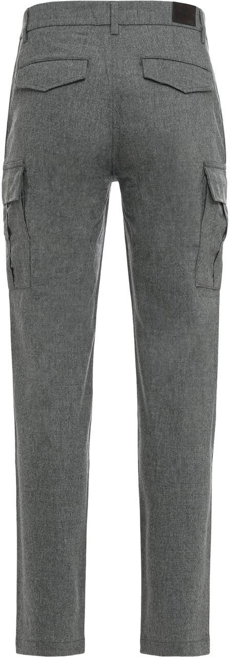 Moorer Cargo pants in mixed cotton Grijs