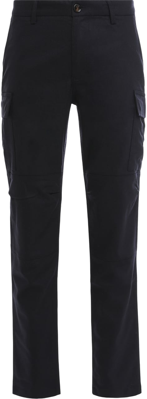 Moorer Cotton cargo pants Navy