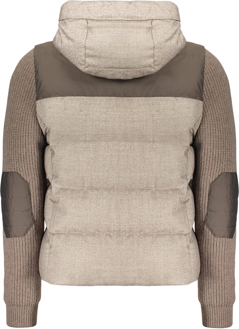 Moorer Multifunctional jacket with hood Beige