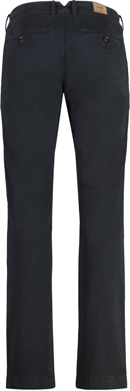 Moorer Bogart Cotton Chino trousers Navy