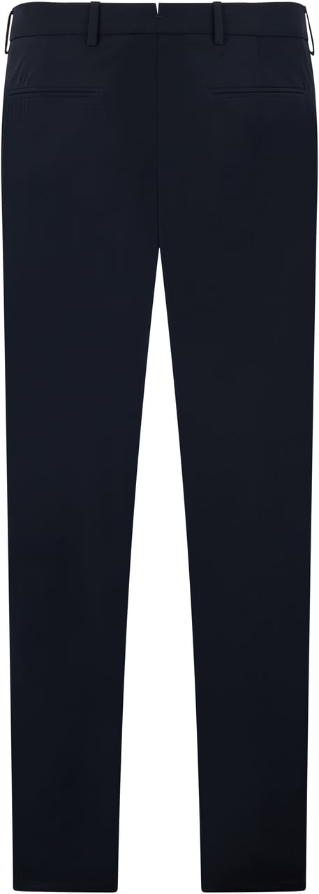Moorer Elegant dark blue trousers made of soft, versatile fabric. Navy