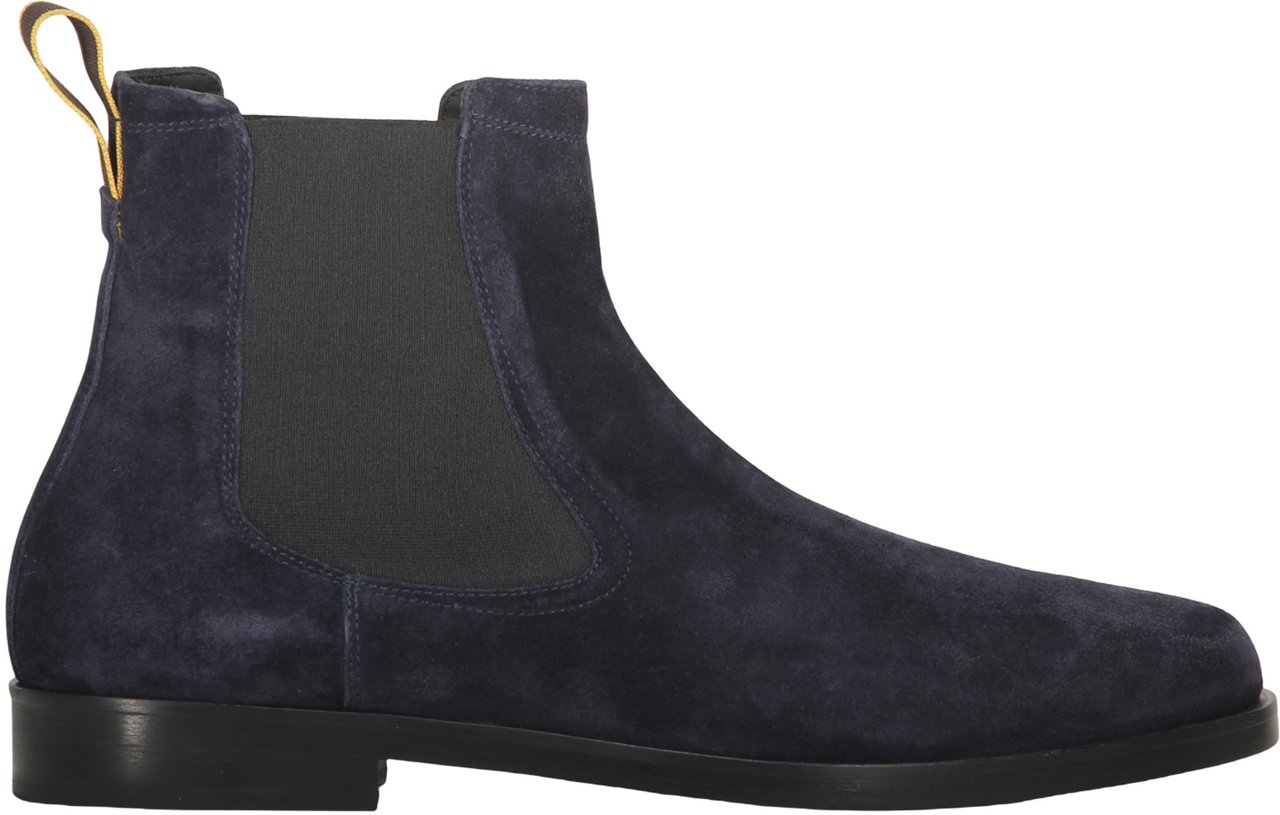 Moorer Chelsea boots in leather Blauw