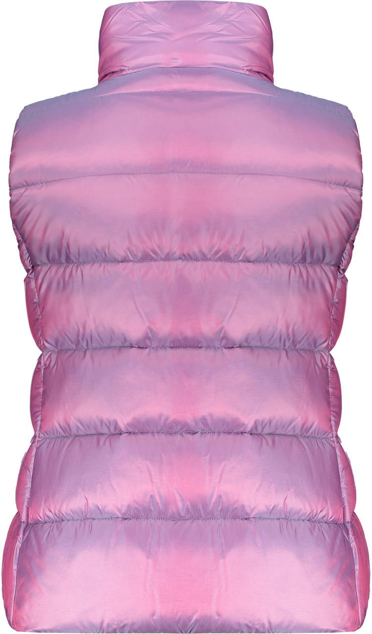 Moorer Full zip down vest Lichtblauw