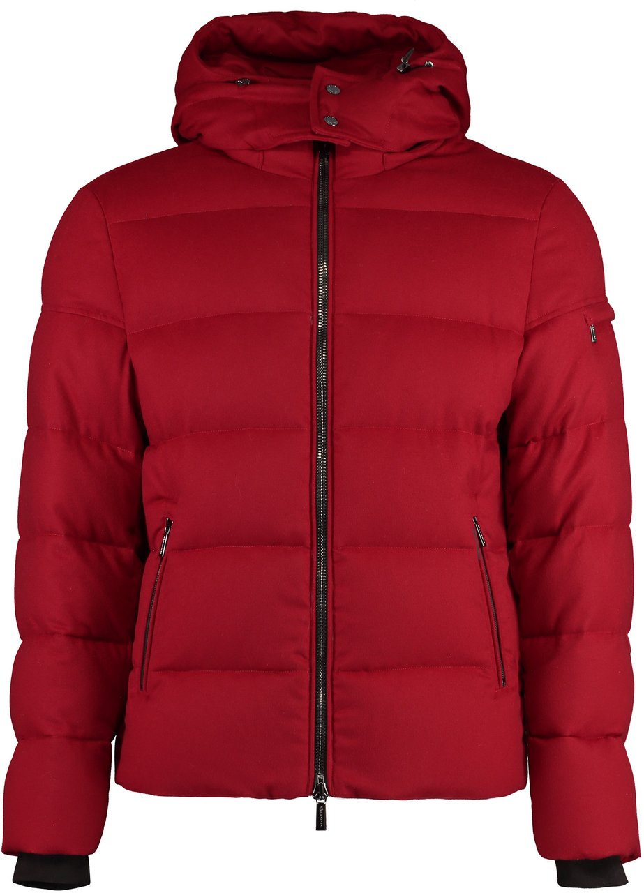 Moorer Brett cachemire knit jacket Rood