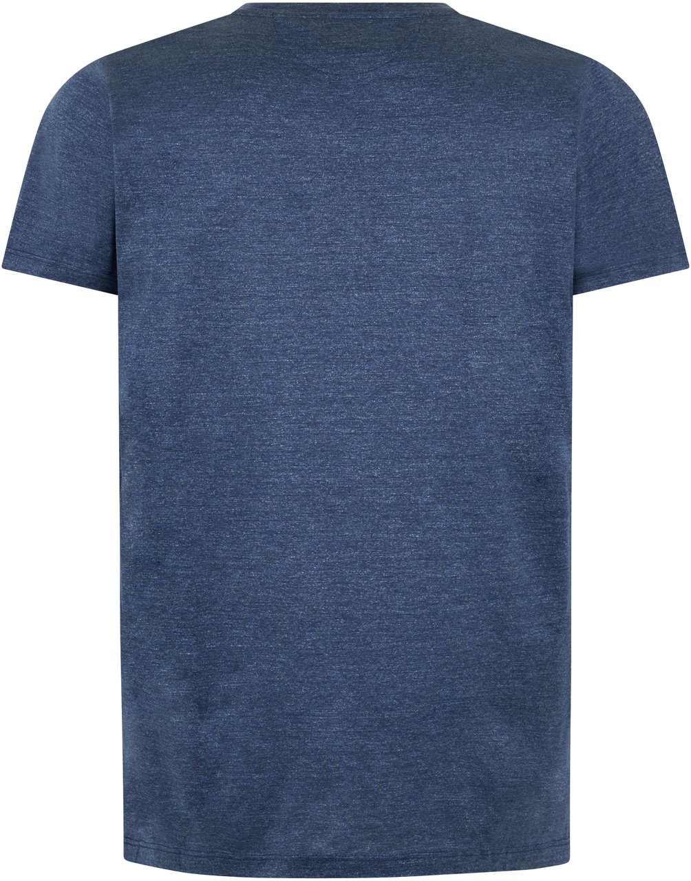 Moorer Dark blue T-shirt made of soft cotton. Blauw