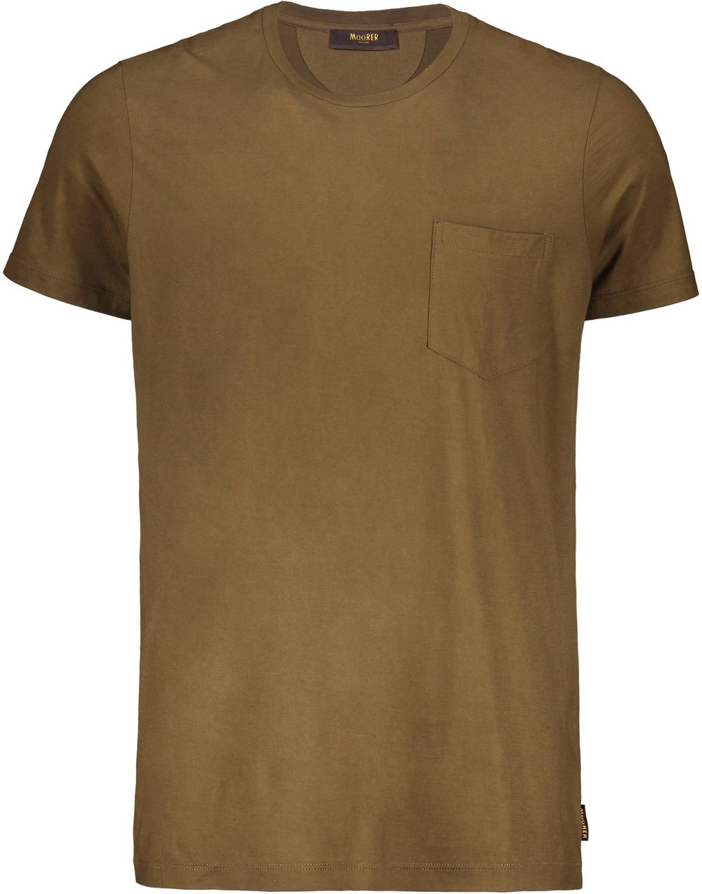 Moorer Cotton T-shirt Groen