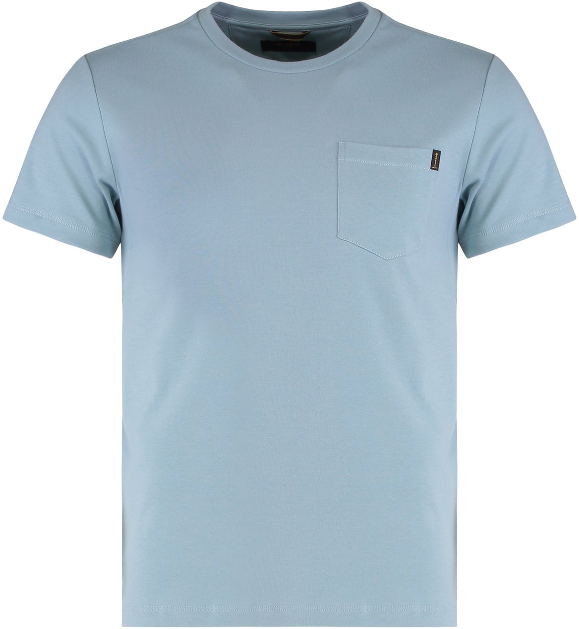 Moorer Bruzio cotton T-shirt Cyaan