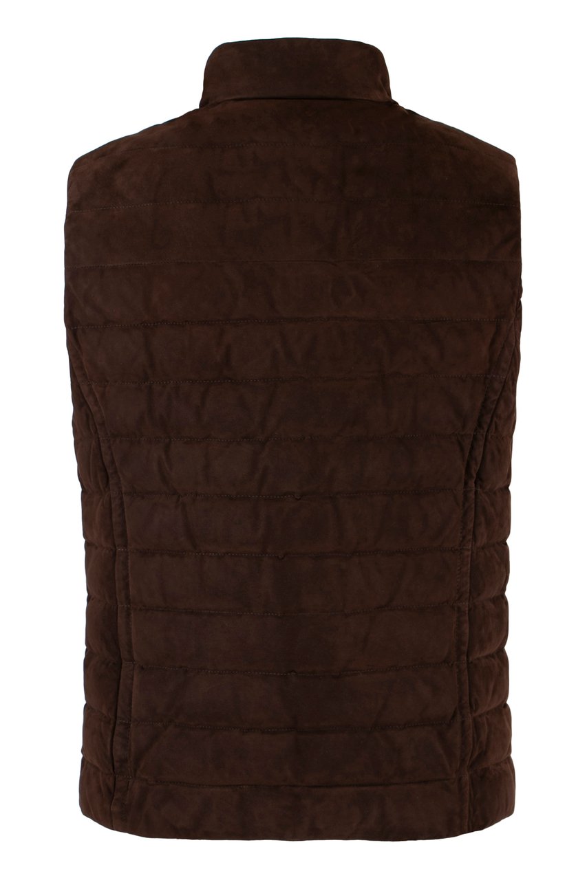 Moorer Calaf Padded bodywarmer Bruin