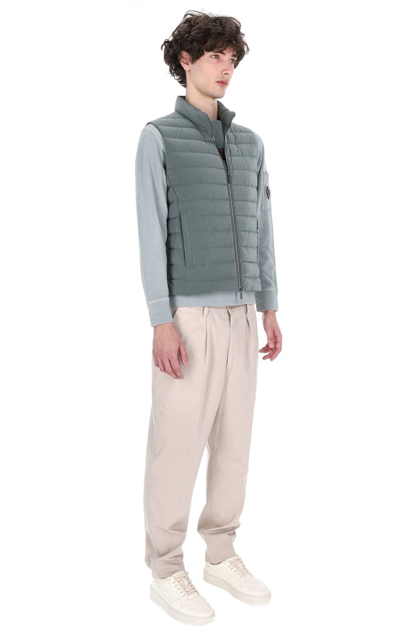 Moorer Calaf-Os Down-Filled Puffer Vest Grijs