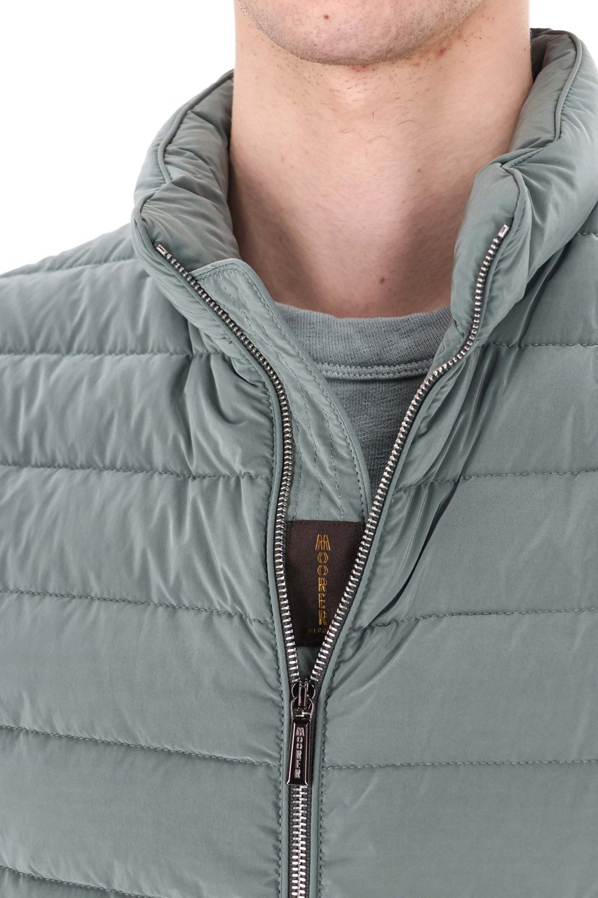 Moorer Calaf-Os Down-Filled Puffer Vest Grijs