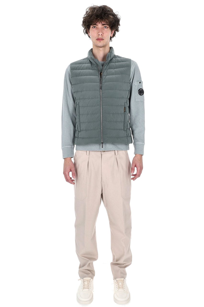 Moorer Calaf-Os Down-Filled Puffer Vest Grijs