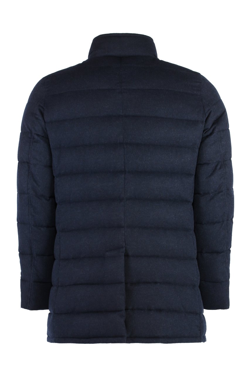 Moorer Calegari Cashmere down jacket Blauw