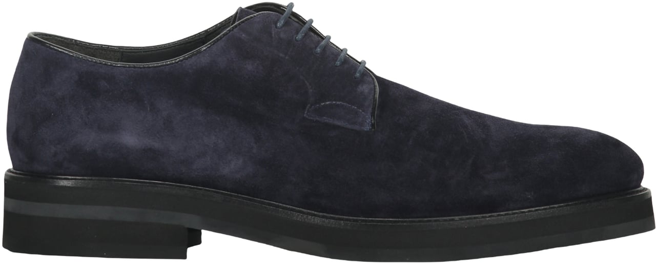 Moorer Elegant blue suede shoe Blauw