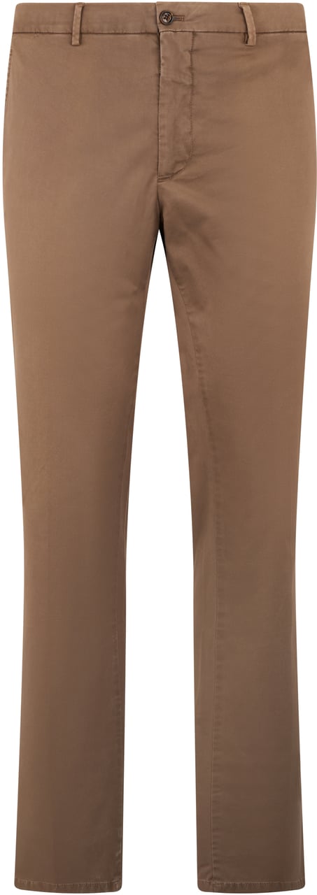 Moorer Cotton Chino trousers Rood