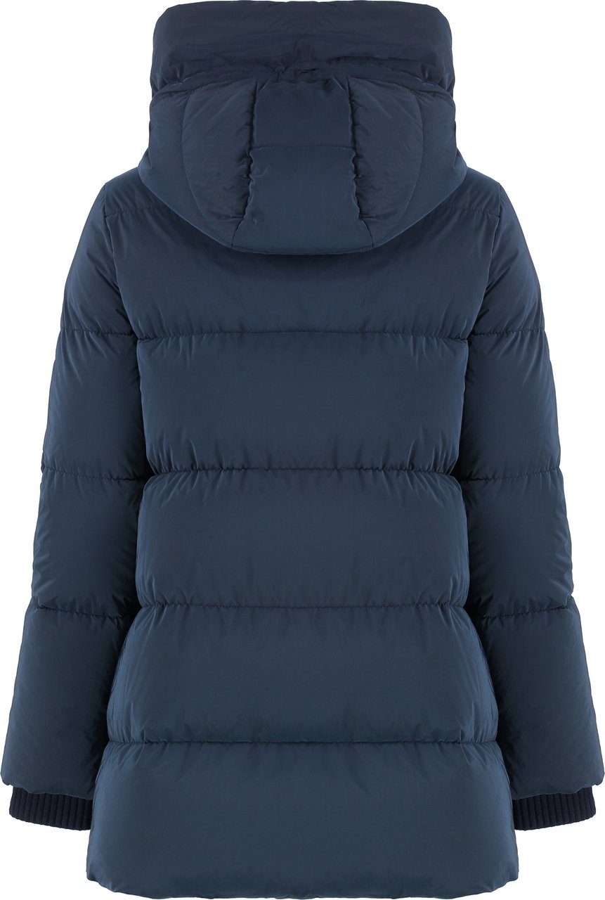 Moorer Carinzia hooded down jacket Blauw