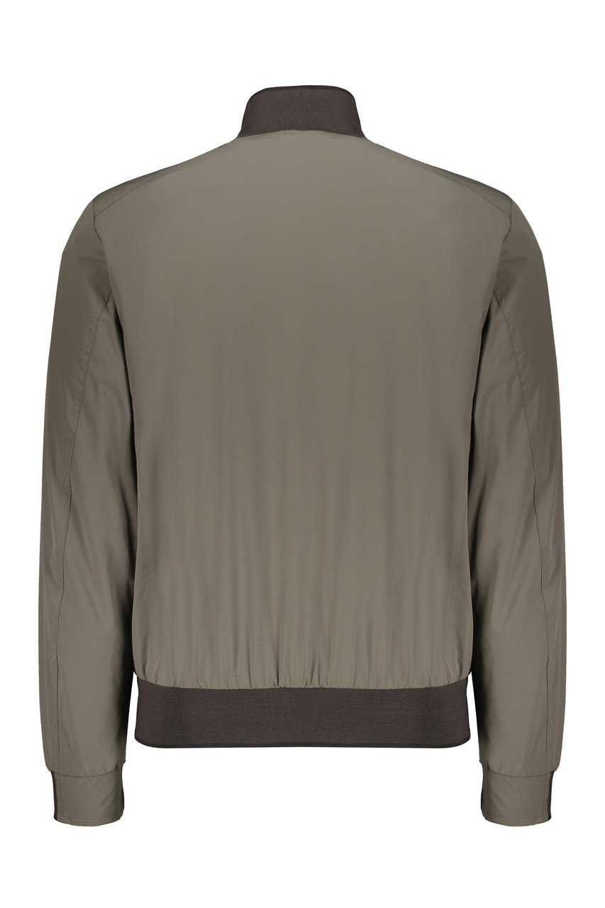 Moorer Bomber jacket in technical fabric Neutraal