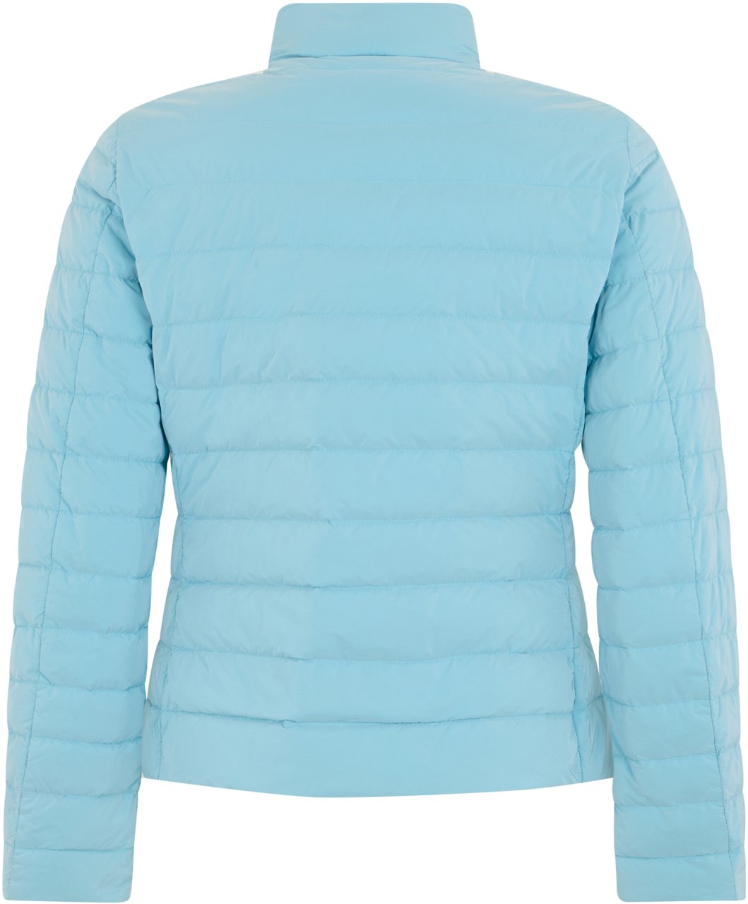 Moorer Blue jacket with elegant buttons Blauw