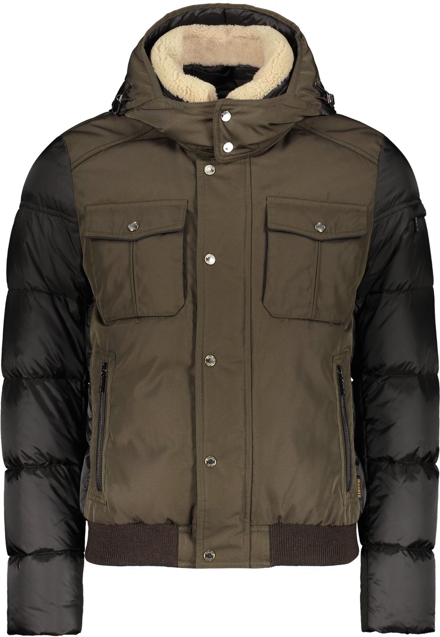 Moorer Modern winter bomber Groen