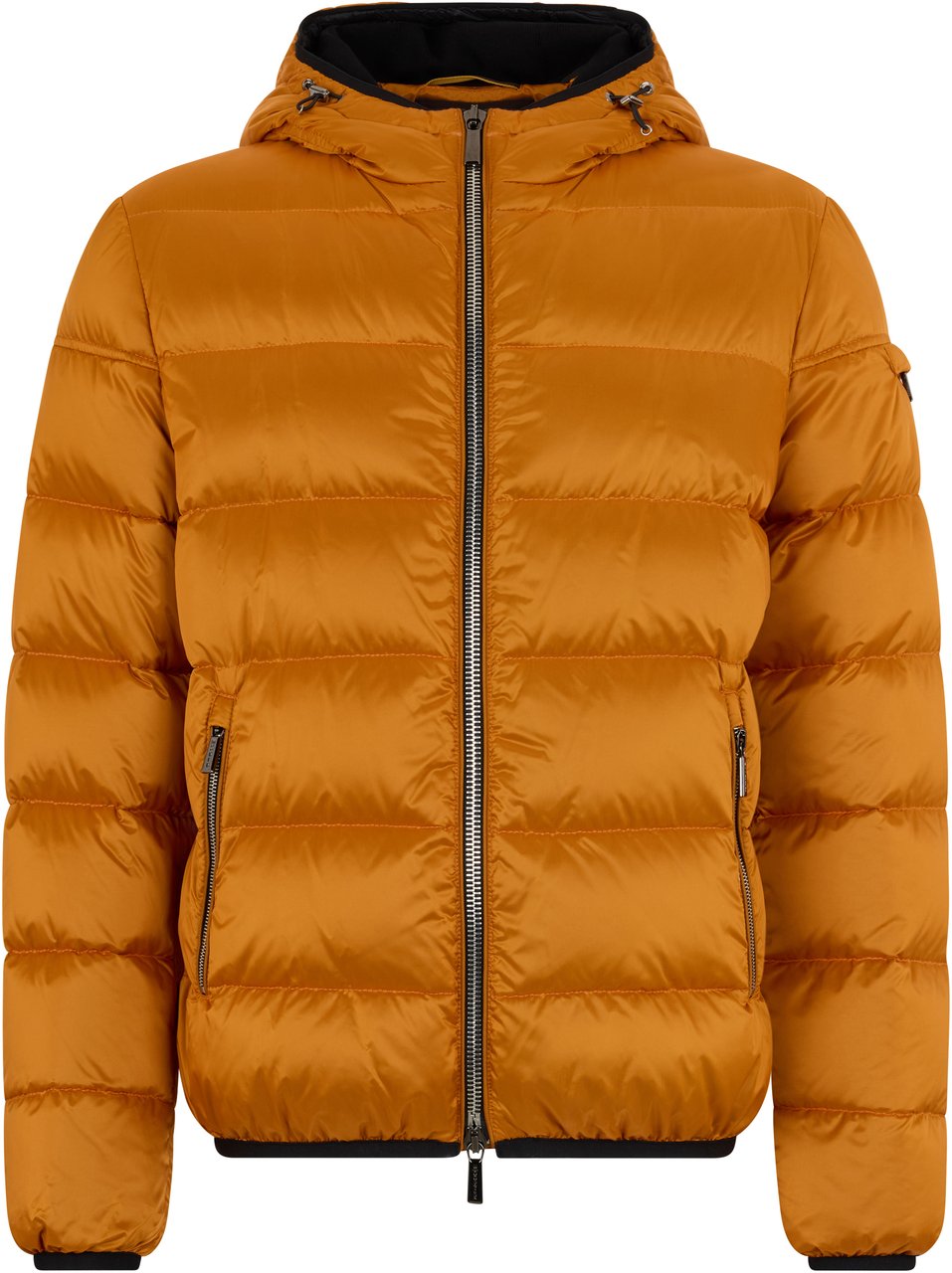 Moorer Orange Padded Modern Sports Jacket Oranje