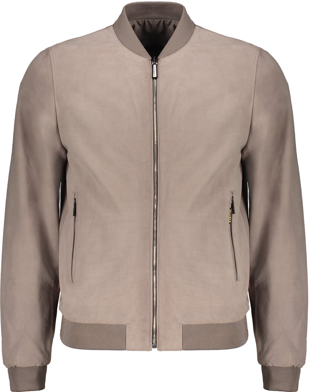 Moorer Leather jacket Neutraal