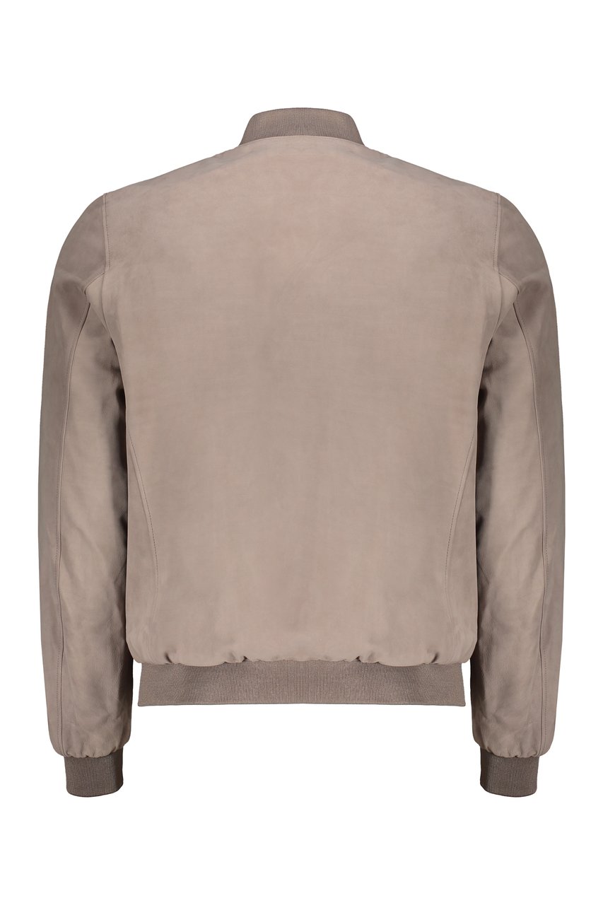 Moorer Leather jacket Neutraal