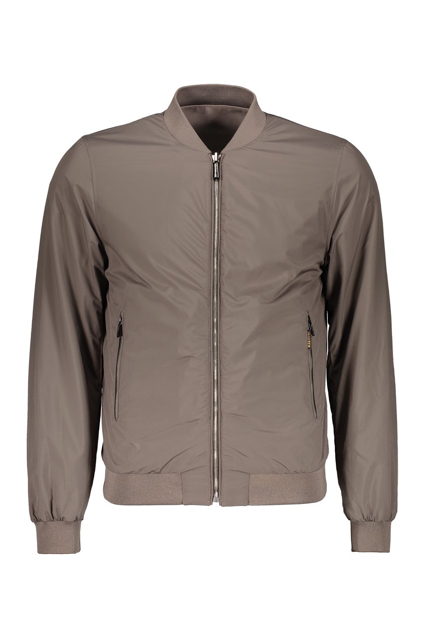 Moorer Leather jacket Neutraal