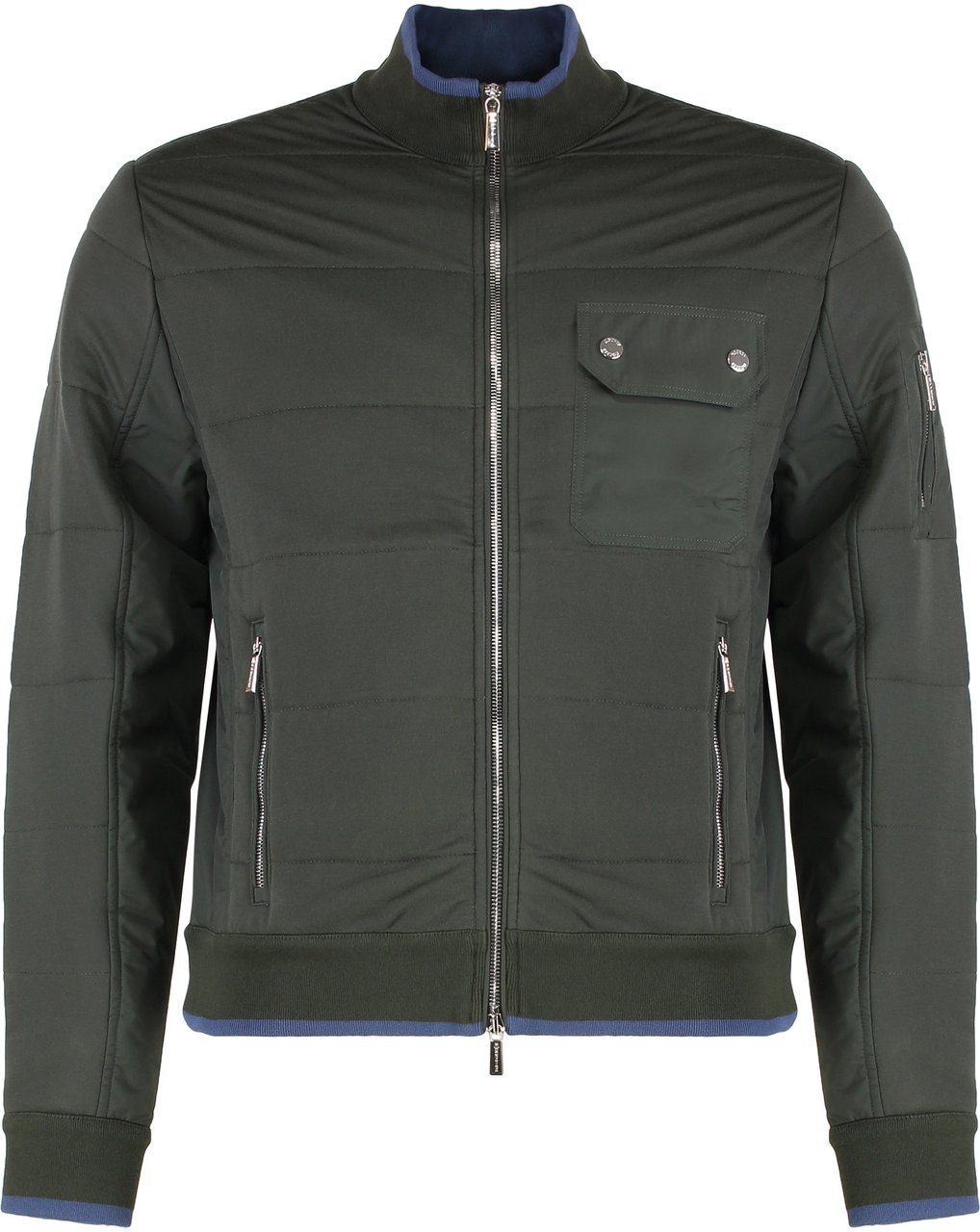 Moorer Corbin full zip hoodie Groen