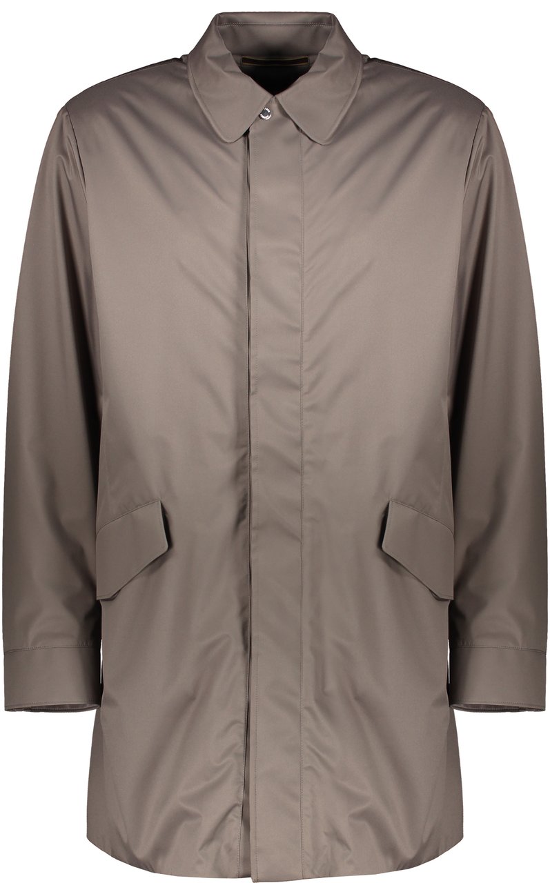 Moorer Techno fabric jacket Taupe