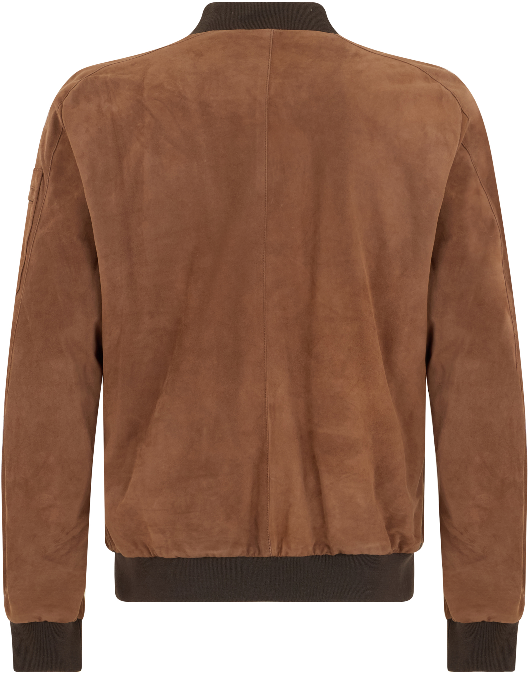 Moorer Elegant brown bomber jacket for every occasion Grijs
