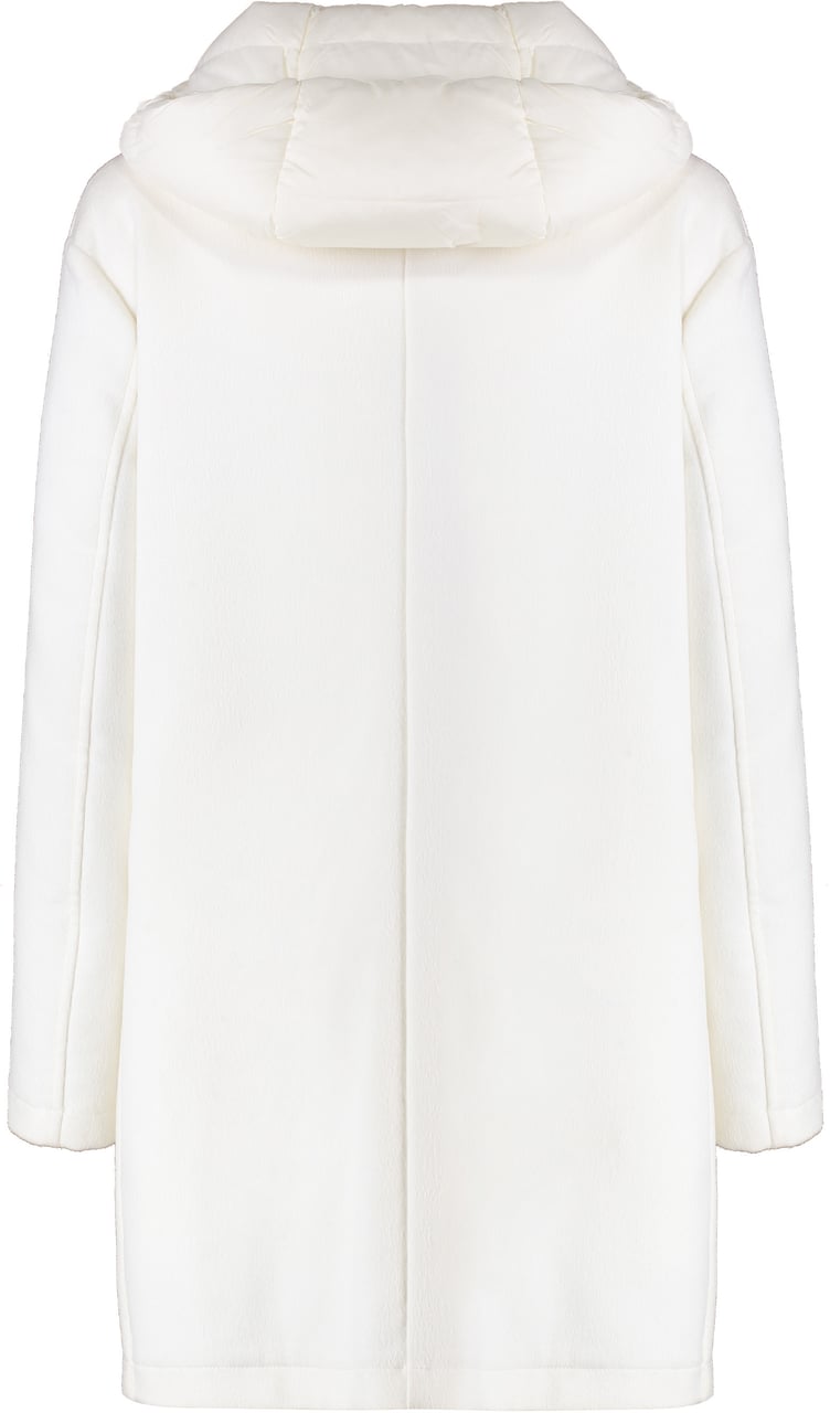 Moorer Crans coat with removable inner vest Wit