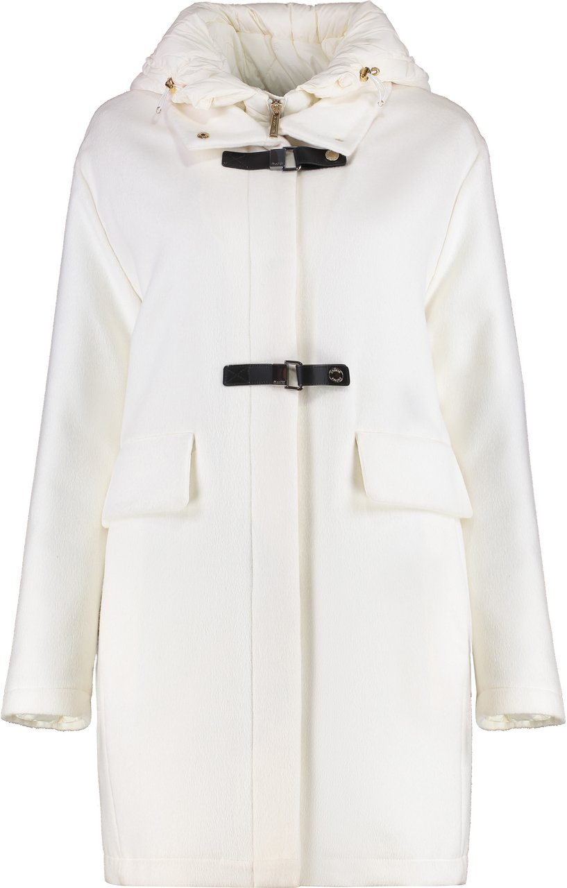 Moorer Crans coat with removable inner vest Wit