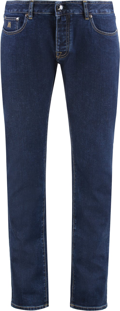 Moorer Credi slim fit jeans Blauw