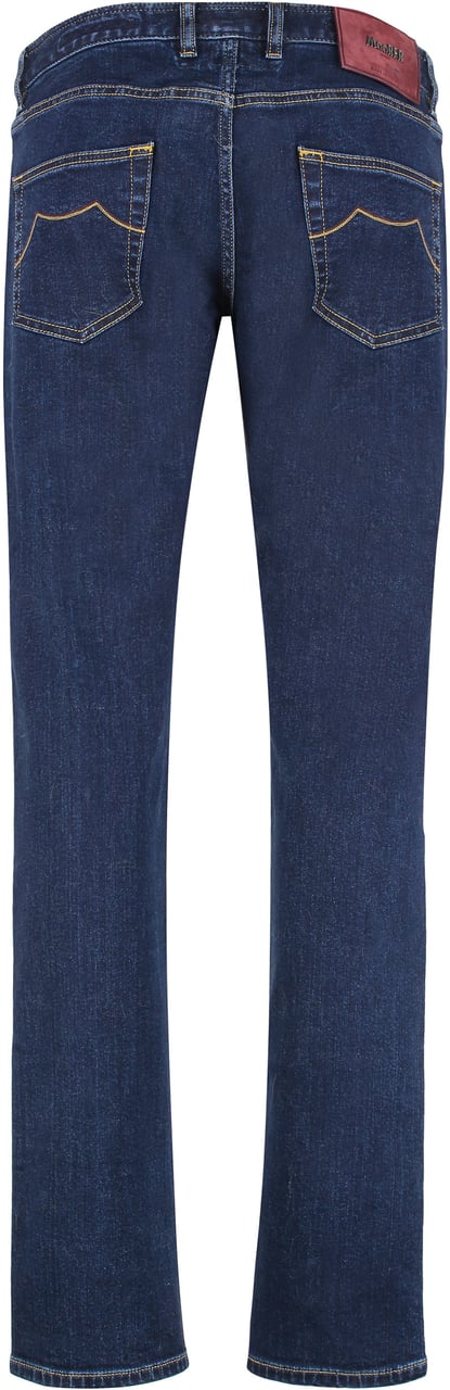 Moorer Credi slim fit jeans Blauw
