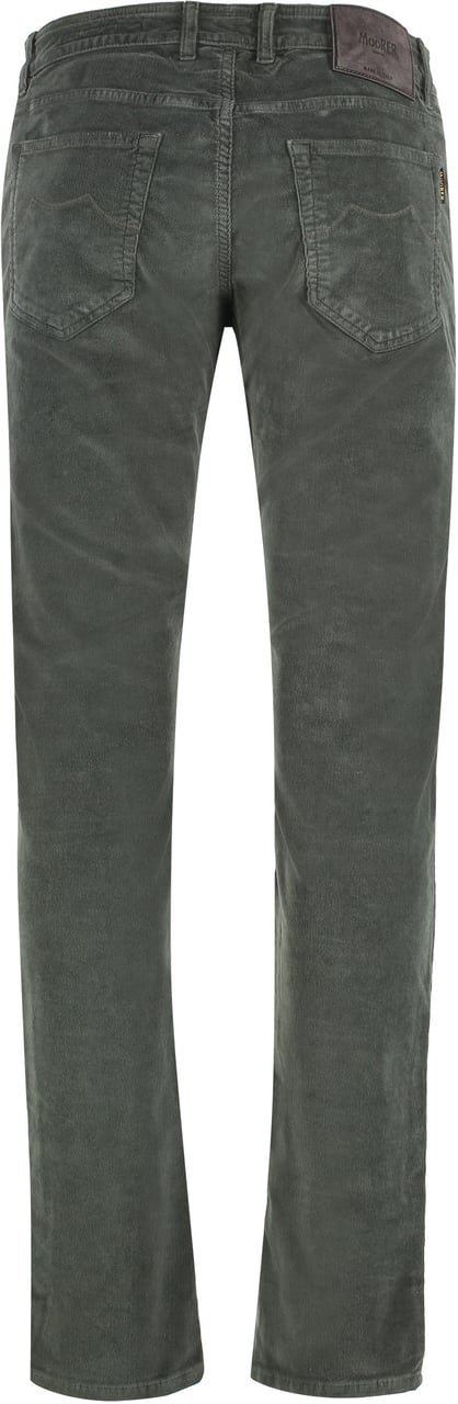 Moorer Credi corduroy trousers Groen