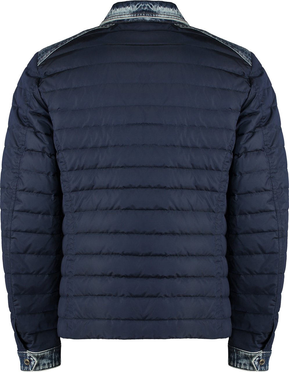 Moorer Denim inserts down jacket Blauw
