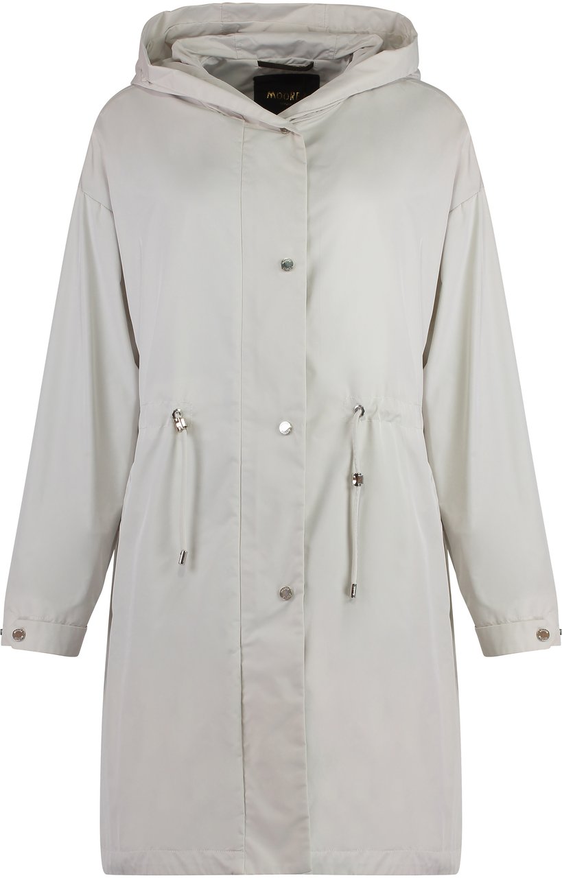Moorer Cristina techno fabric jacket Neutraal