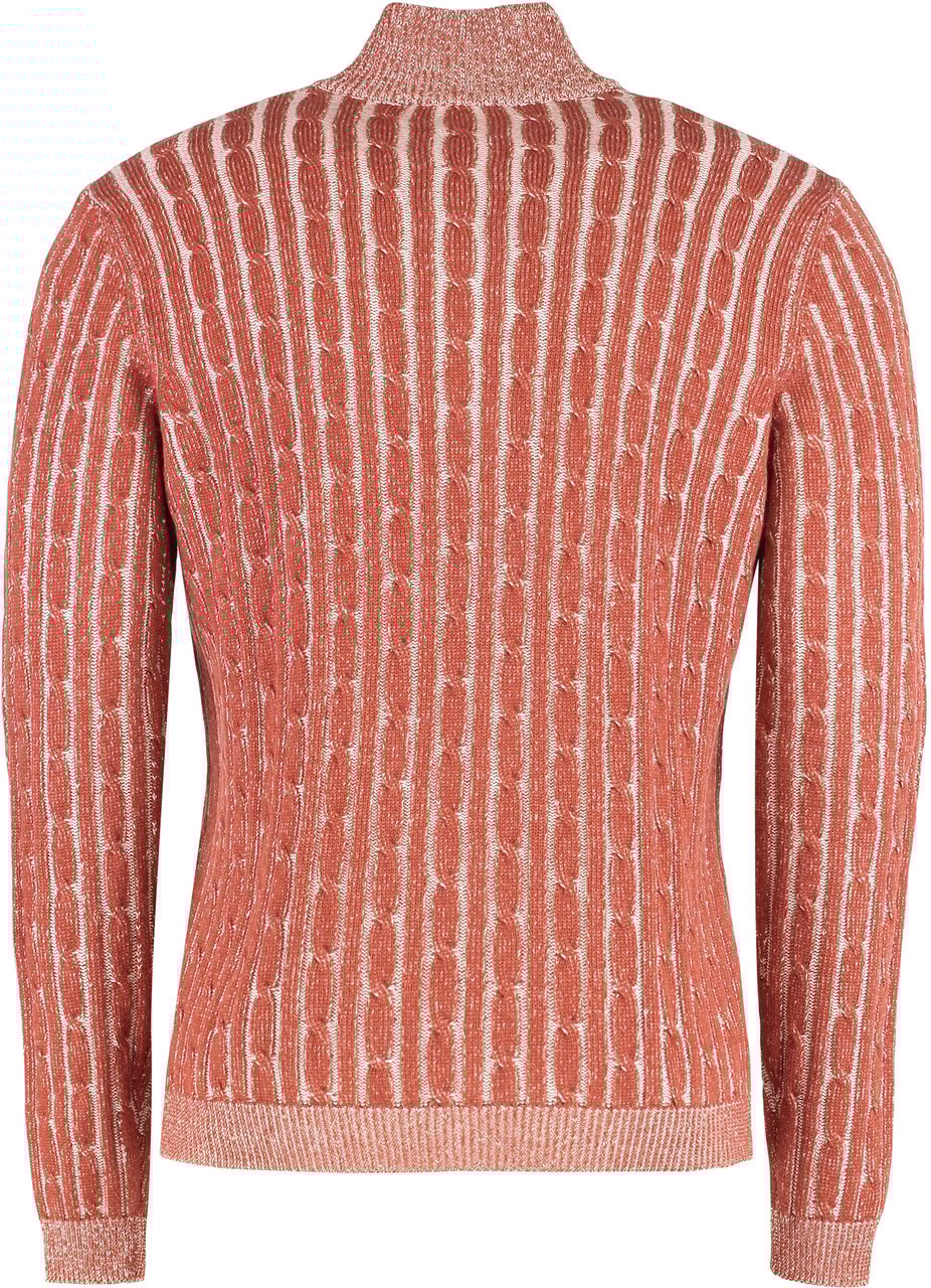 Moorer Wool and cotton sweater Oranje