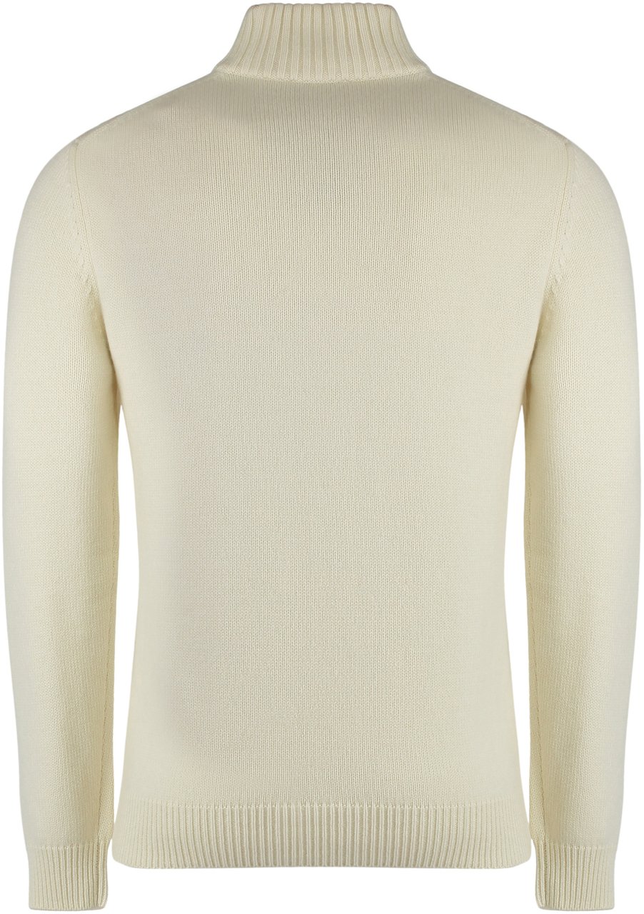 Moorer Denis cashmere turtleneck pullover Wit