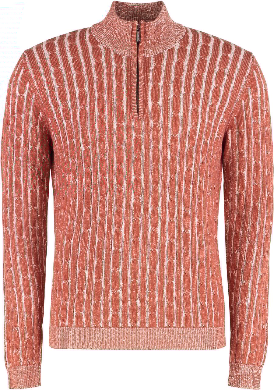 Moorer Wool and cotton sweater Oranje