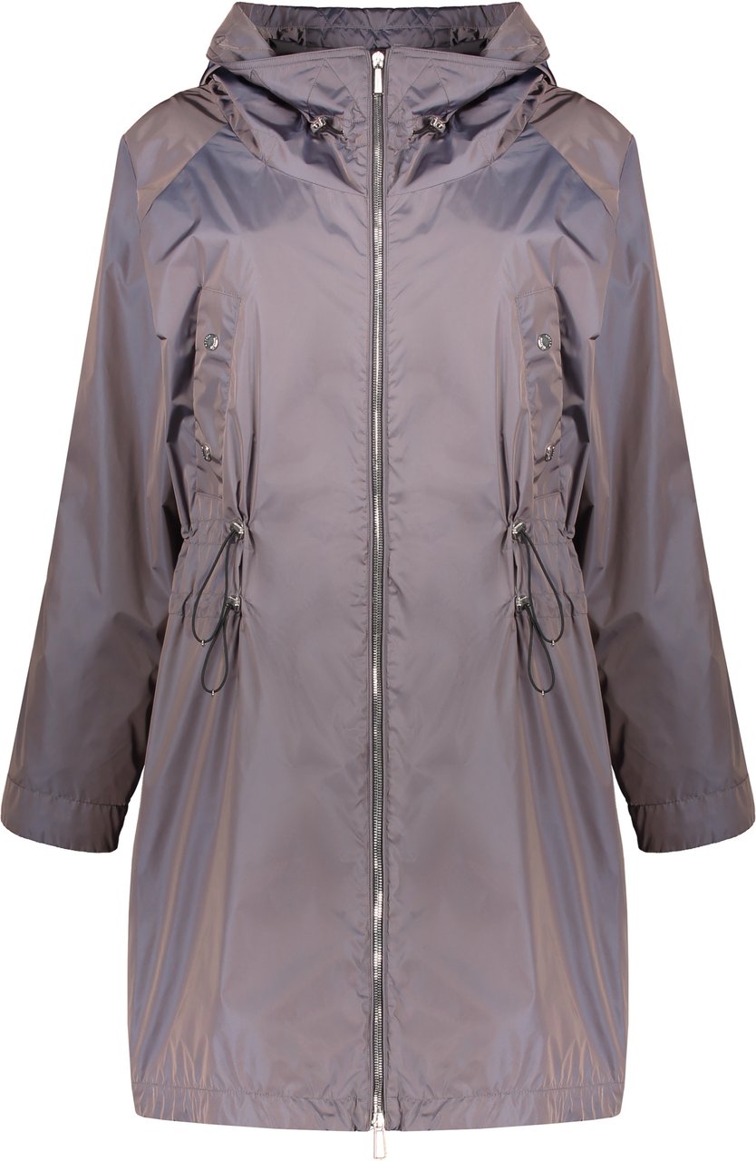 Moorer Long parka Zilver