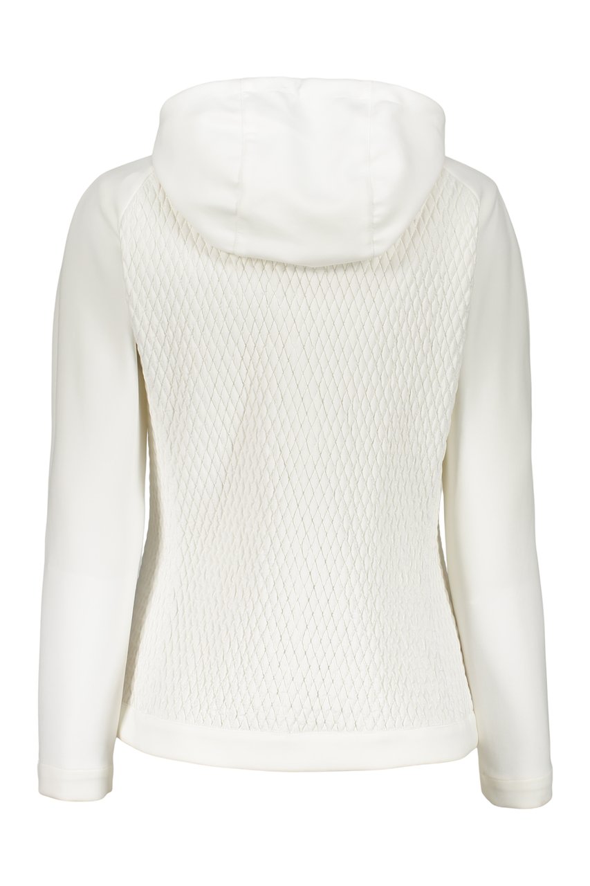 Moorer Full-zip jacket with hood Wit